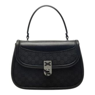 Gucci Pre-owned Handbags, female, Black, Size: ONE SIZE Pre-owned Vintage Handbag