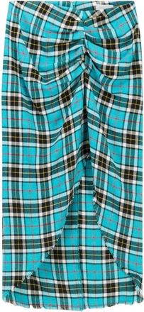 8pm Josephine Rok - Dames - Midirokken - Blauw - M - Rokken