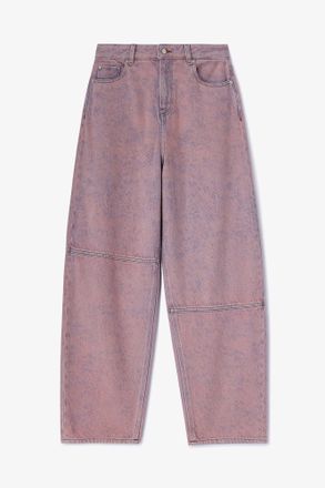 Ganni Cameo Pink Stary Jeans in Wash - Size 24W/33L Organic Cotton