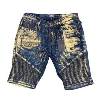 Jordan Craig Mens Denim Short In Vintage Gold