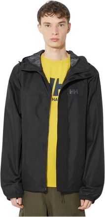 Helly Hansen Vancouver Regenjas - Heren - Windbreakers - Zwart - S - Polyester - Fitness