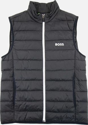 HUGO BOSS Mens Hugo Boss V Thor Logo Detail Water Repellent Gilet Black 002 - Size: Regular/36