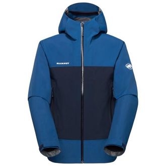 Mammut Crag Hardshell Hooded Jacket Regenjacke f&uuml;r Herren | blau