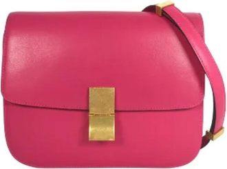 Celine Pre-owned Leather celine-bags - Dames - Vintage Schoudertas - Roze - ONE Size - Leer - Vintage
