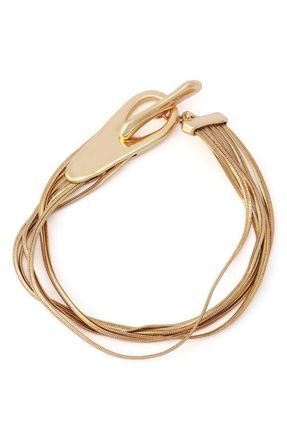 Robert Lee Morris Toggle Bracelet in Gold at Nordstrom