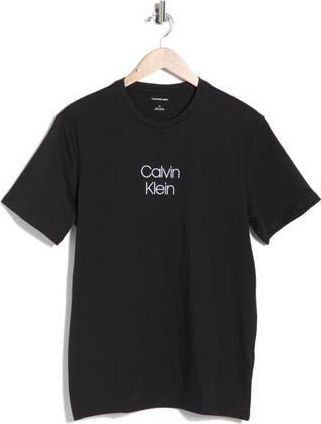 Calvin Klein Calvin Embroidered Graphic Tee in Black at Nordstrom Rack, Size Xx-Large