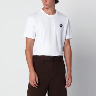 Comme Des Gar&ccedil;ons T-shirt bianca in cotone