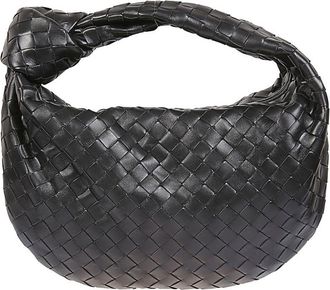 Bottega Veneta Black Teen Jodie leather handbag