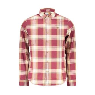 Timberland Elegant katoenen shirt met lange mouwen - Heren - Casual Overhemden - Veelkleurig - 2XL - Katoen - Overhemden