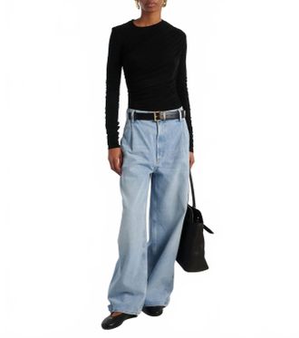A Gold E Tania Twist T-Shirt In Black