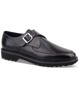 Inc International Concepts I. N.C. International Concepts Elian Mens Black Monk Strap Dress Shoes ZAP2369