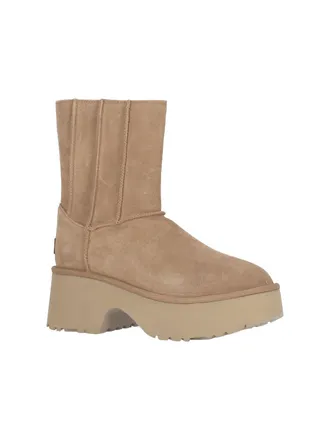 UGG Womens Boots Beige Upper Material: Leather