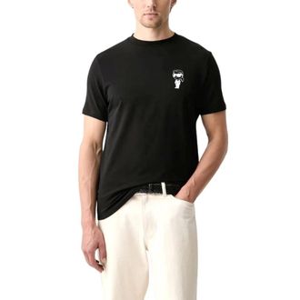 Karl Lagerfeld Heren, Tops, Zwart, Maat: XL Katoen