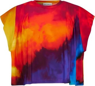 Paco Rabanne Tie-dye T-shirt - Dames - T-shirts - Veelkleurig - XS - Tops
