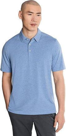 Johnston & Murphy Xc+ Apex Performance Polo Mens Clothing Blue Heather : 3XL, Polyester/Rayon/Spandex