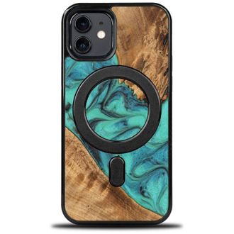 OEM Funda Bewood Unique Para Iphone 12/12 Pro - Turquesa Con Magsafe