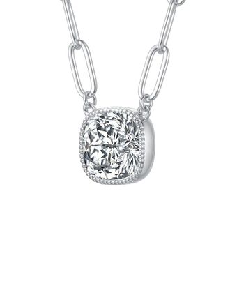 Rachel Glauber Diamond Cz Chain Necklace