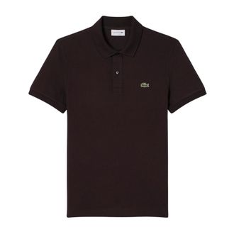 Lacoste Heren, Tops, Bruin, Maat: XL Piqu&eacute;