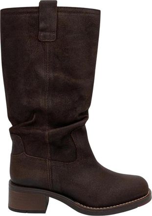 FLY London Rint 346Fly Hoge Laars - Dames - Hoge Laarzen - Bruin - 37 EU - Leer - Schoenen