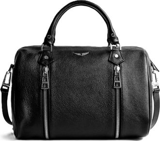 Zadig&Voltaire Sunny Medium Tas - Dames - Handtassen - Zwart - ONE Size - Katoen - Tassen