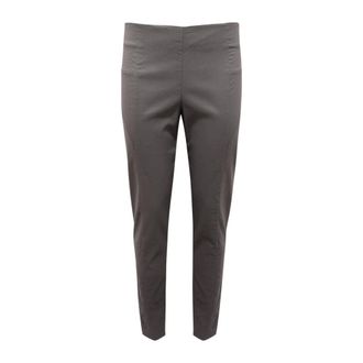 Ixos Slim-fit Trousers, female, Gray, L, Italian Style Trousers with Side Zip