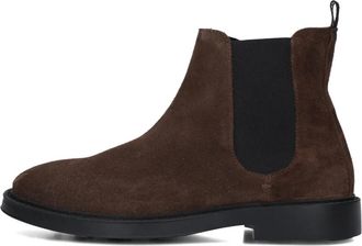 Nubikk Bruine Su&egrave;de Chelsea Boots voor Heren - Heren - Chelseaboots - Bruin - 42 EU - Su&egrave;de - Schoenen
