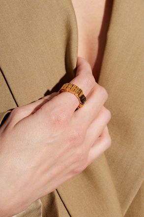 Balenciaga Brass Ring, Womens, Gold