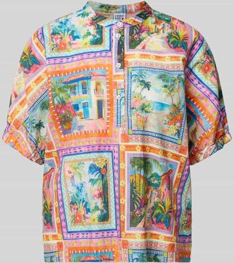 Emily van den Bergh Relaxed Fit Bluse mit Rundhalsausschnitt in Hellgruen, Gr&ouml;&szlig;e 36