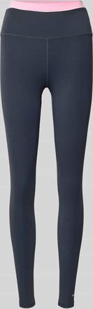 P.E Nation High Rise Leggings mit Logo in Anthrazit, Gr&ouml;&szlig;e XS