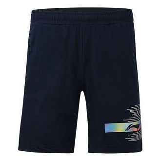 Li-Ning Badminton Athletic Shorts Navy AAPS045-1