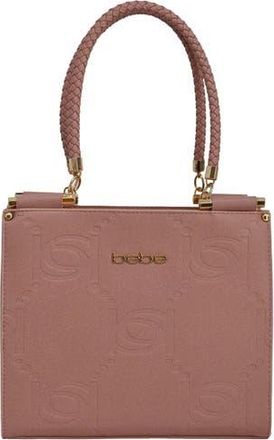 Bebe Zenia Braided Handle Tote Bag in Blush at Nordstrom Rack