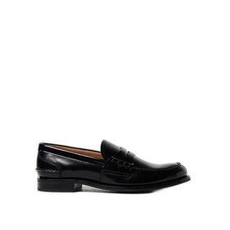 Churchs Black Leather Pembley Loafers - Shoes - Hombre - Negro - 40 EU