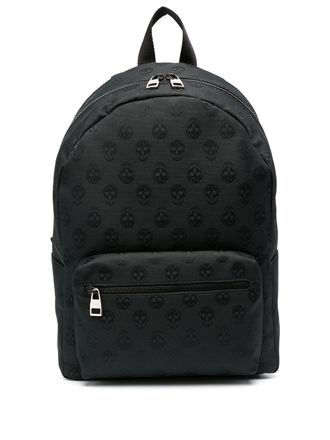 Alexander McQueen Rugzak met rits - Zwart