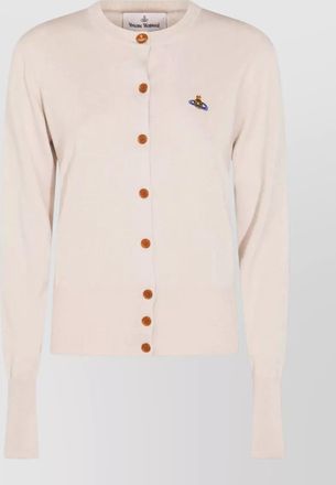 Vivienne Westwood cashmere blend ribbed cardigan