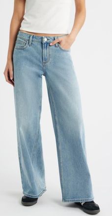 BP. Low Rise Baggy Wide Leg Jeans in Broadway at Nordstrom, Size 28