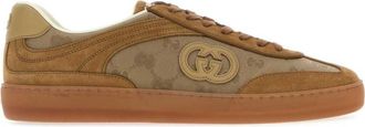 Gucci Beige Suede Sneakers
