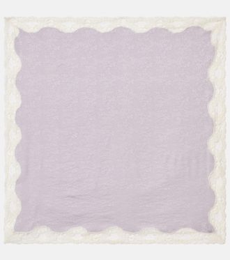 Chlo&eacute; Chlo&eacute; Pa&ntilde;uelo de jacquard de seda con encaje
