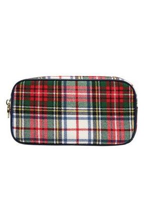 Stoney Clover Lane Small Plaid Pouch in Red Plaid at Nordstrom Rack