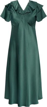 Kaffe Curve KCjamie Dress - Dresses - Mujer - Verde - 2XL