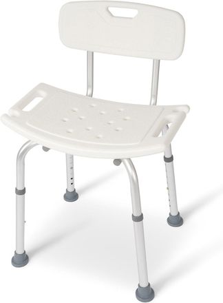 OEM Taburete De Ducha - Altura Regulable De 39 A 52 Cm - Asiento De Ducha Antideslizante - Ayuda Para La Ducha - Asiento De Ba&ntilde;o (con Respaldo)