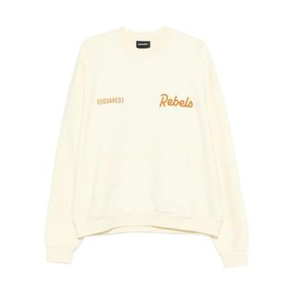 Dsquared2 Jumper - male - Dsquared2 - Sweatshirts - Yellow - M - Sweatshirts & Hoodies