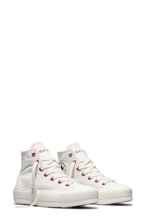 Converse Chuck Taylor All Star Lift Oxford Sneaker in White/egret/days Ahead at Nordstrom, Size 7.5