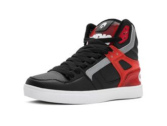 Osiris Clone Mens Skate Shoes Black/Red/Holo : 10.5 D - Medium, Synthetic/Textile