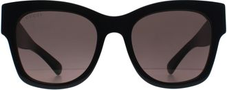 Gucci Cat Eye Womens Black Grey GG1789S - One Size
