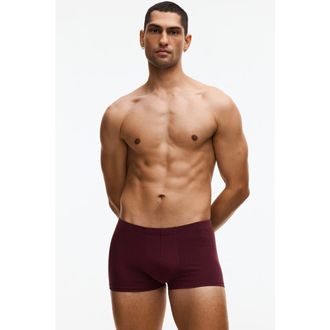 H&M 5-pack Cotton Short Trunks in Burgundy/gray/black at Nordstrom, Size X-Large