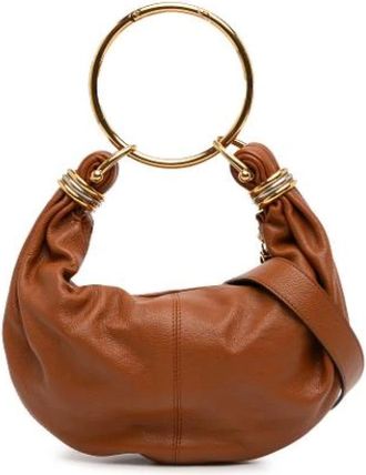 Chlo&eacute; Pre-owned Handbags, female, Brown, Size: ONE SIZE Pre-owned Hobo Bag