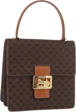 Celine Pre-owned Handbags, female, Brown, Size: ONE SIZE Pre-owned Vintage Hand Bag