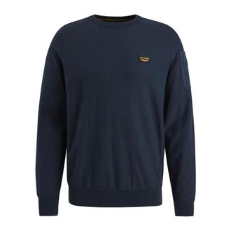 PME Legend Heren, Sweatshirts & Hoodies, Blauw, Maat: L Katoen