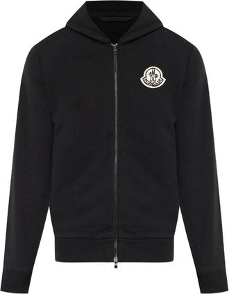 Moncler Logo-patch Zip-up Hoodie