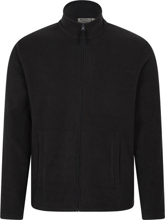 Mountain Warehouse Heren Raso Full Zip Fleece Top (Zwart)